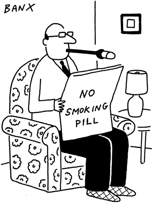 "NO SMOKING PILL"