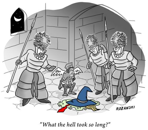"What the hell took so long?"