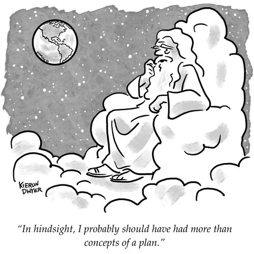 "In hindsight, I probably should have had more than concepts of a plan."