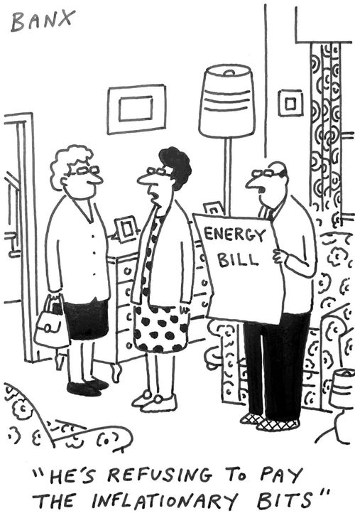 "He's refusing to pay the inflationary bits"