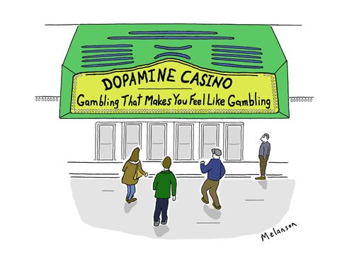"Dopamine Casino. Gambling that makes you feel like gambling."