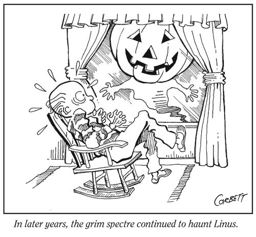 In later years, the grim spectre continued to haunt Linus.