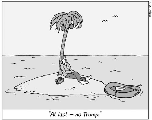 "At last — no Trump."
