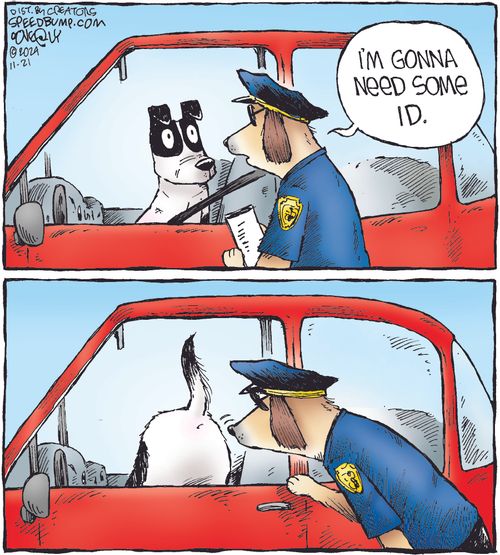 "I'm gonna need some ID."