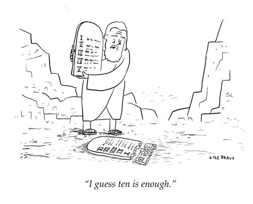 "I guess ten is enough."