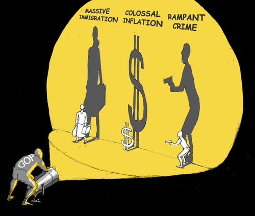 GOP exaggerating scale of immigration, inflation and crime rates