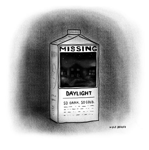 Missing Daylight: So dark. So cold.