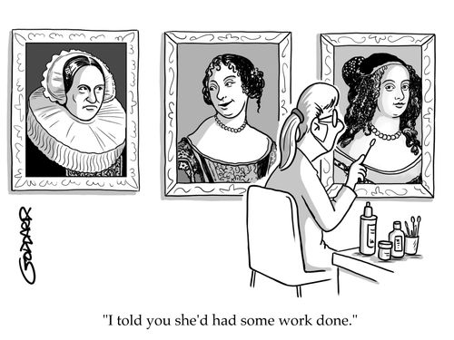 "I told you she'd had some work done."