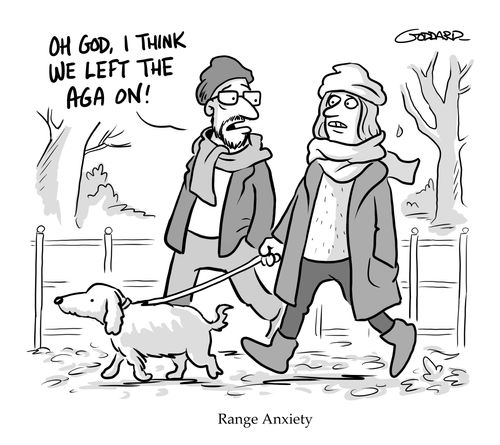 "Oh God, I think we left the Aga on!"