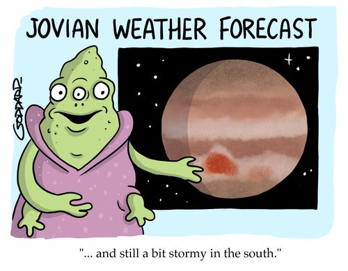 "…and still a bit stormy in the south."
