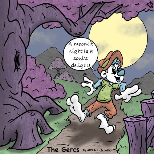 "A moonlit night is a soul's delight!"