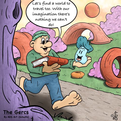 "Let's fund a world to travel to. With our imagination there's nothing we can't do!"