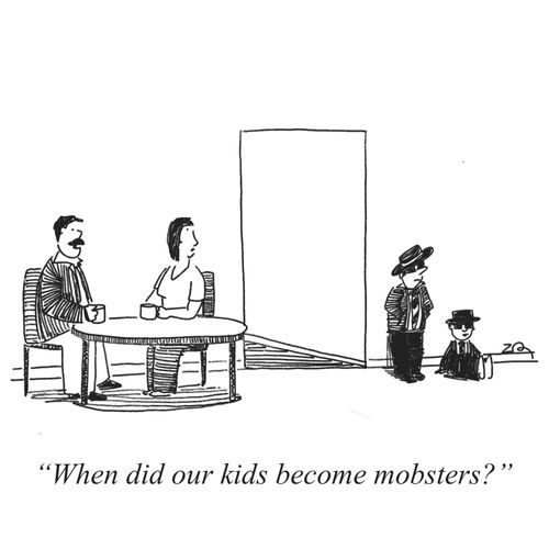 "When did our kids become mobsters?"