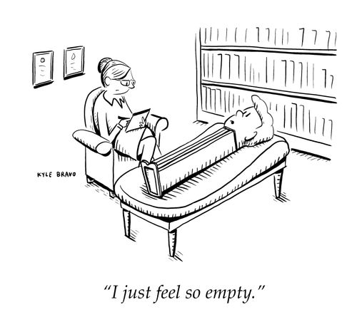 "I just feel so empty."
