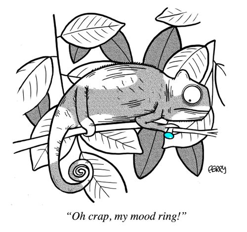 "Oh crap, my mood ring!"