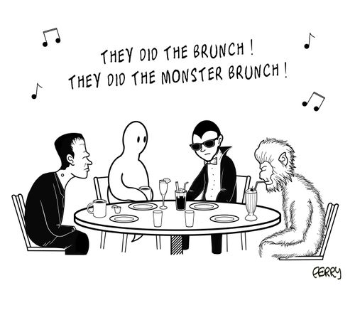 "They did the brunch! They did the monster brunch!"