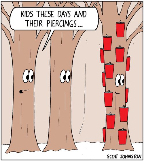 "Kids these days and their piercings..."
