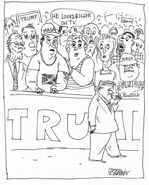 "He looks bigger on TV."