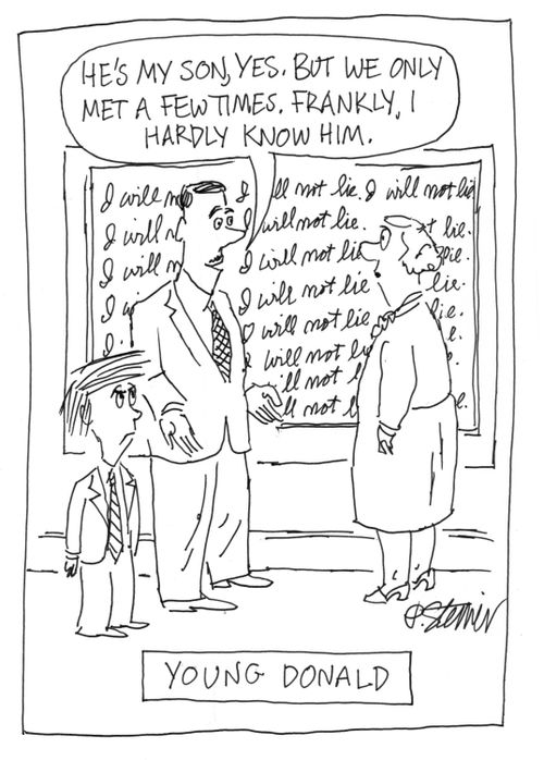“He’s my son, yes. But we only met a few times. Frankly, I hardly know him.”