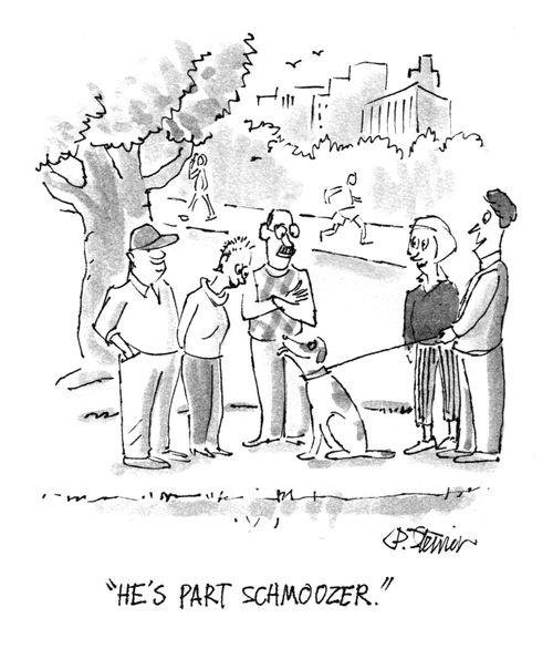 "He's part schmoozer."