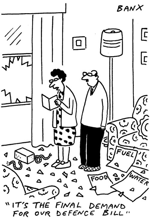 "It's the final demand for our defence bill."