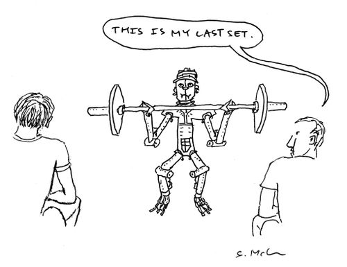 "I'm just gonna do one more set."