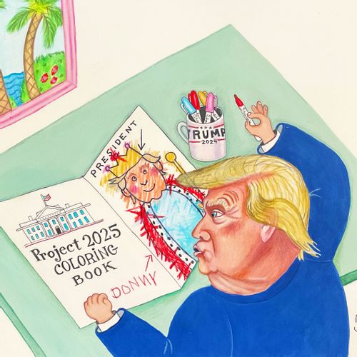 Project 2025 Coloring Book
