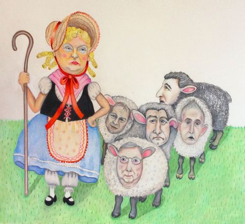 Trump the Shepherdess