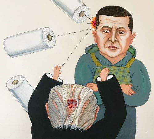 Trump and Zelensky