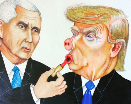 Pence and Trump