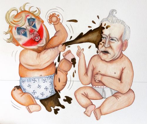 Trump and Biden babies