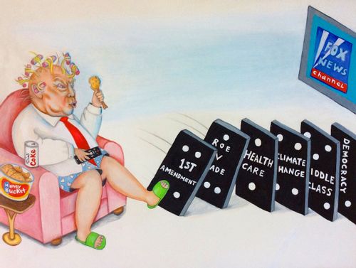 Trump's Dominoes