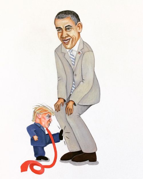 Trump and Obama