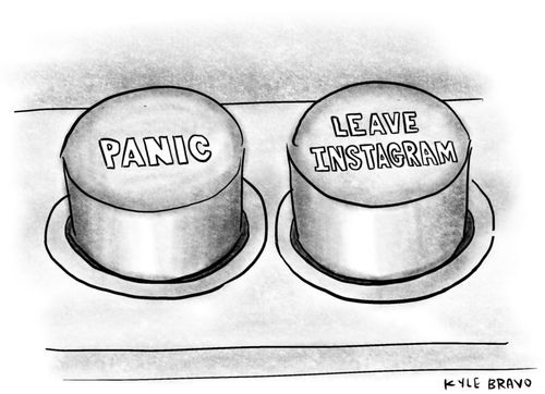 Panic/Leave Instagram