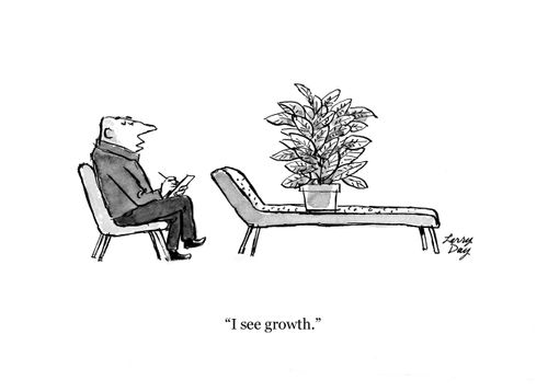 "I see growth."