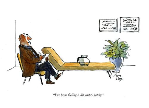 "I've been feeling a bit empty lately."