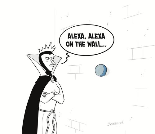 "Alexa, Alexa on the wall..."
