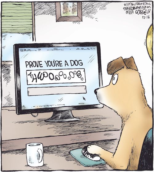 "Prove you're a dog"