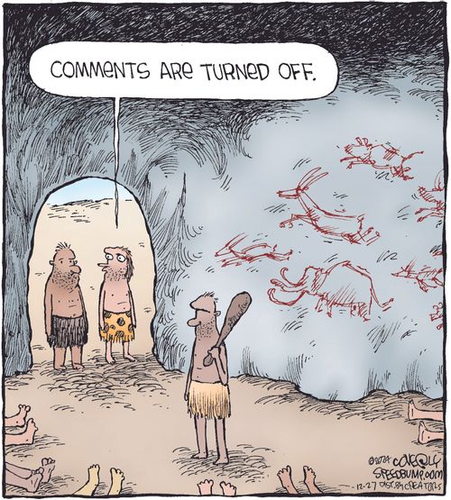 "Comments are turned off."