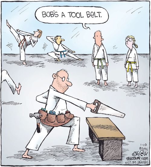 "Bob's a tool belt."