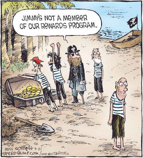 "Jimmy's not a member of our rewards program."