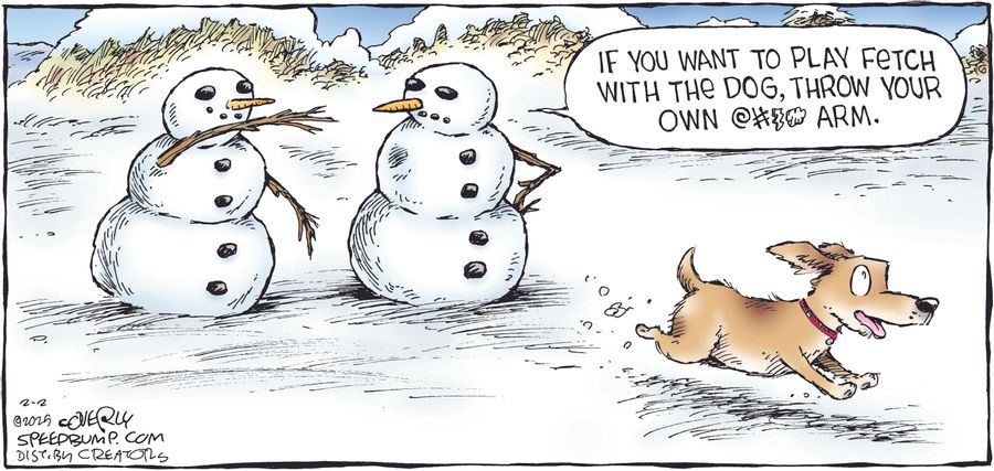 "If you want to play fetch with the dog, throw your own @#&% arm."