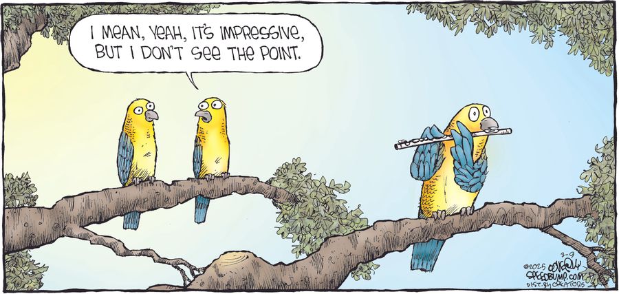 "I mean, yeah, it's impressive, but I don't see the point."