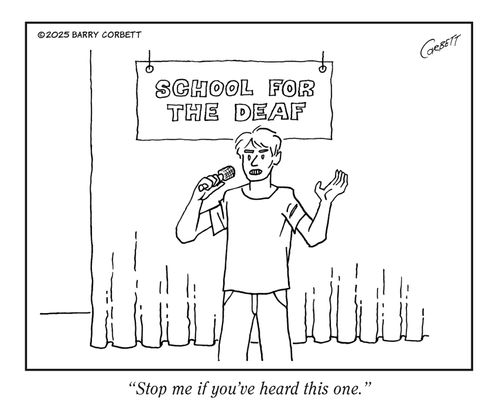 "Stop me if you've heard this one."