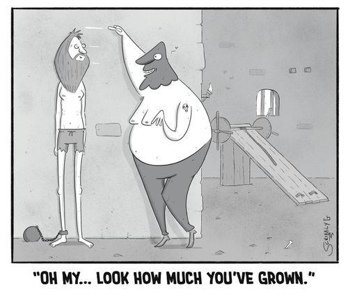 "Oh my....Look how much you've grown."