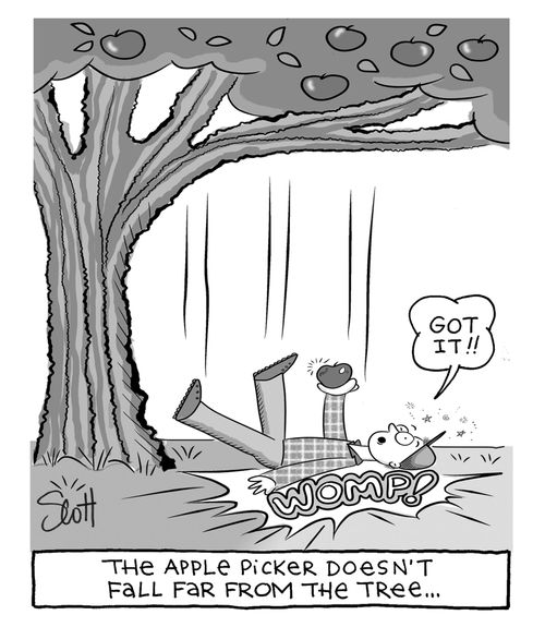 The Apple Picker Doesn't Fall Far From The Tree....
