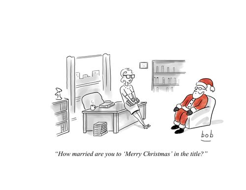 "How married are you to 'Merry Christmas' in the title?"