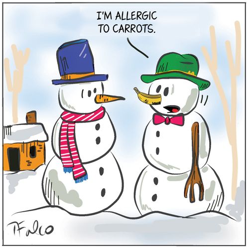 "I'm allergic to carrots."