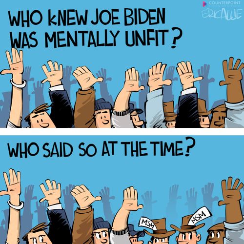 MSM knowing but not acknowledging Joe Biden was unfit