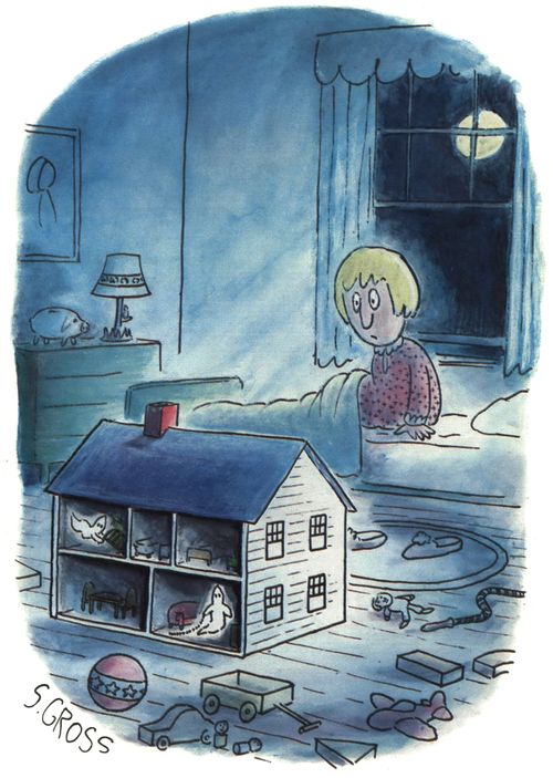 A girl wakes up to see her dollhouse is haunted.